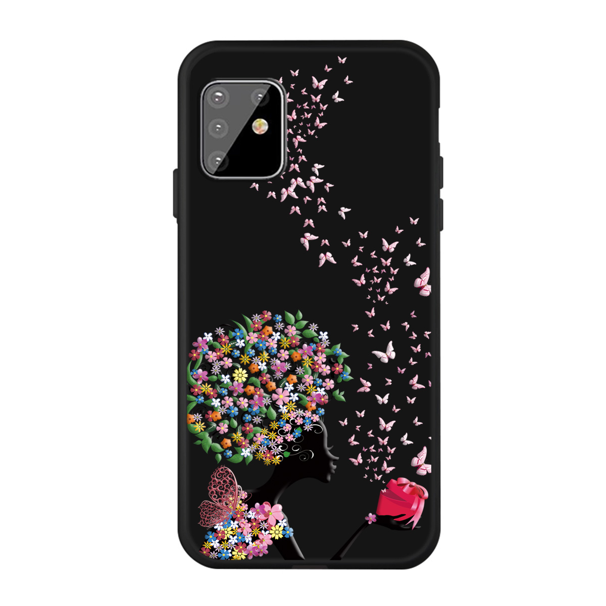 

Pattern Print Matte TPU Case Для Samsung Galaxy A81 / Примечание 10 Lite - Цветок, Galaxy A81