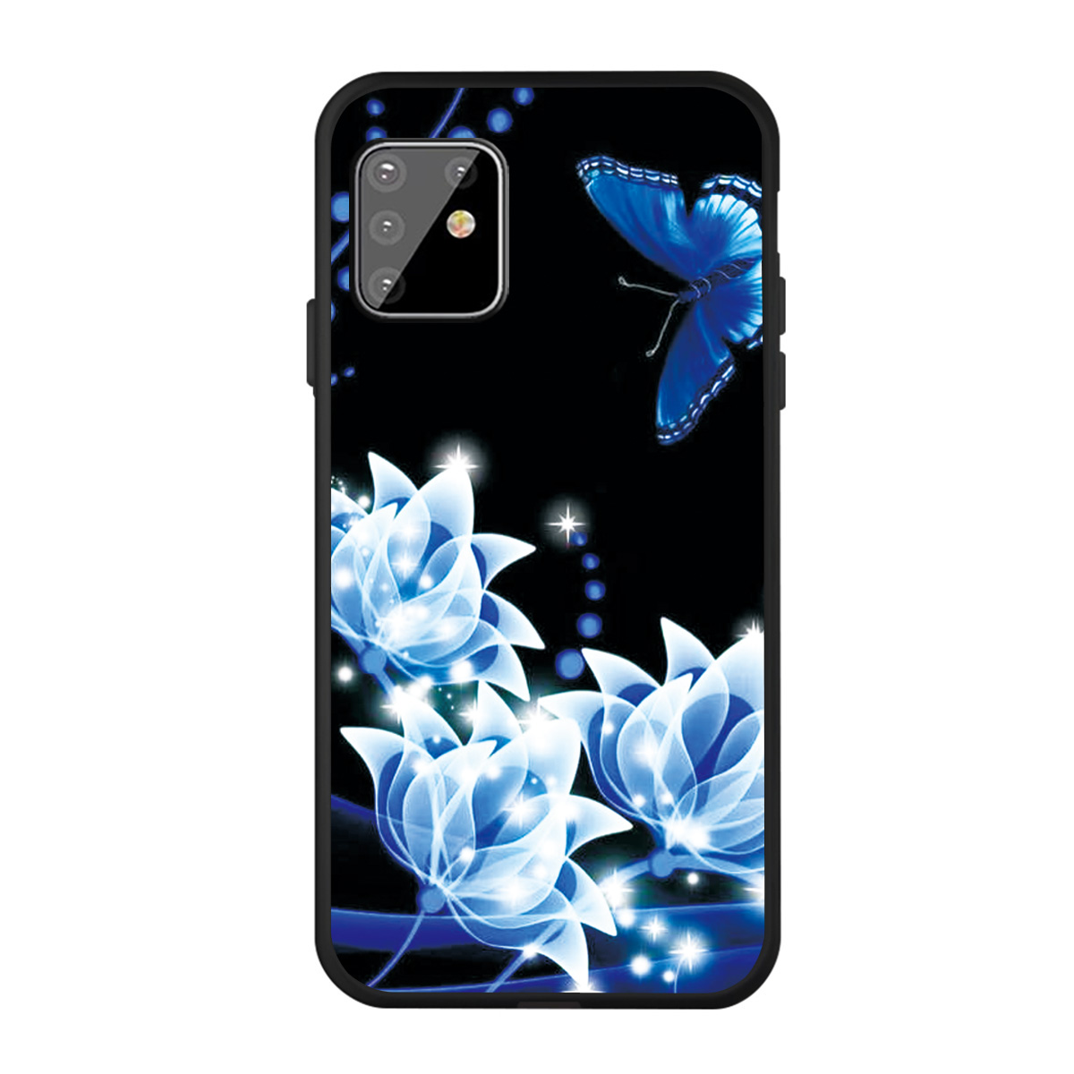 

Pattern Print Matte TPU Case Для Samsung Galaxy A81 / Примечание 10 Lite - Синяя Бабочка, Galaxy A81