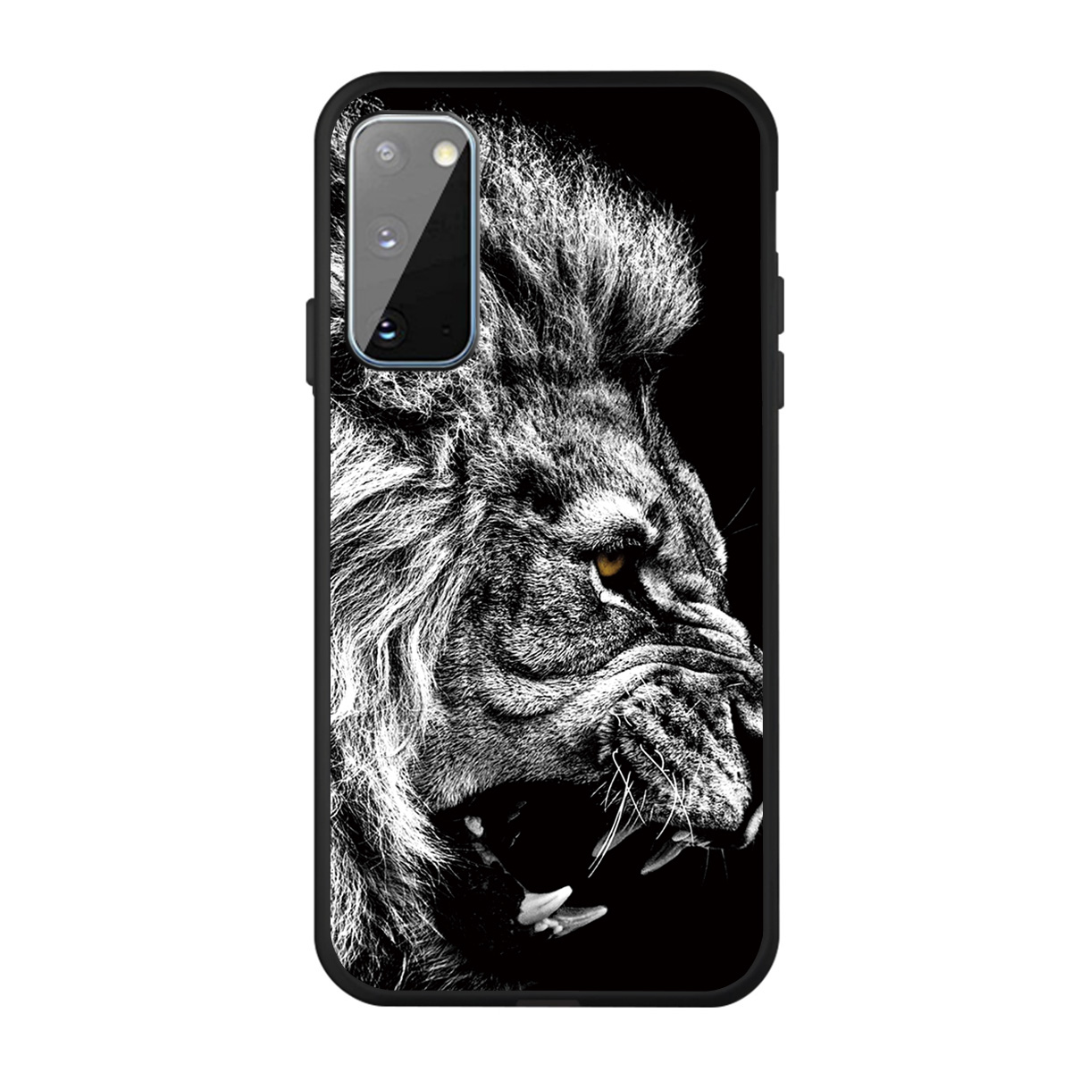 

Matte Pattern Printing TPU Phone Cover for Samsung Galaxy S20 - Lion, Galaxy S20