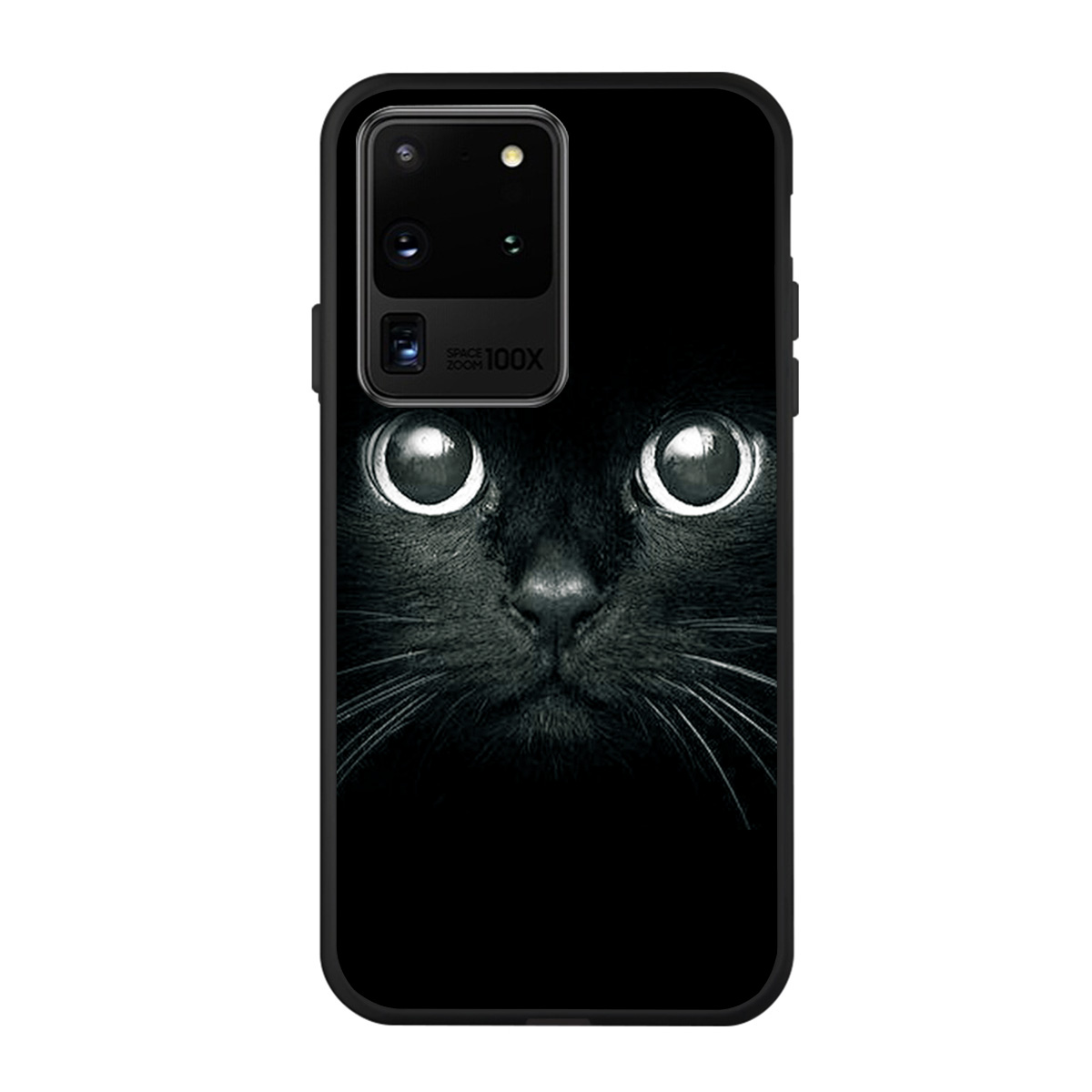 

Матовая Печать с Шаблоном Мягкая Крышка Корпуса TPU Для Samsung Galaxy S20 Ultra - Кошка, Galaxy S20 Ultra