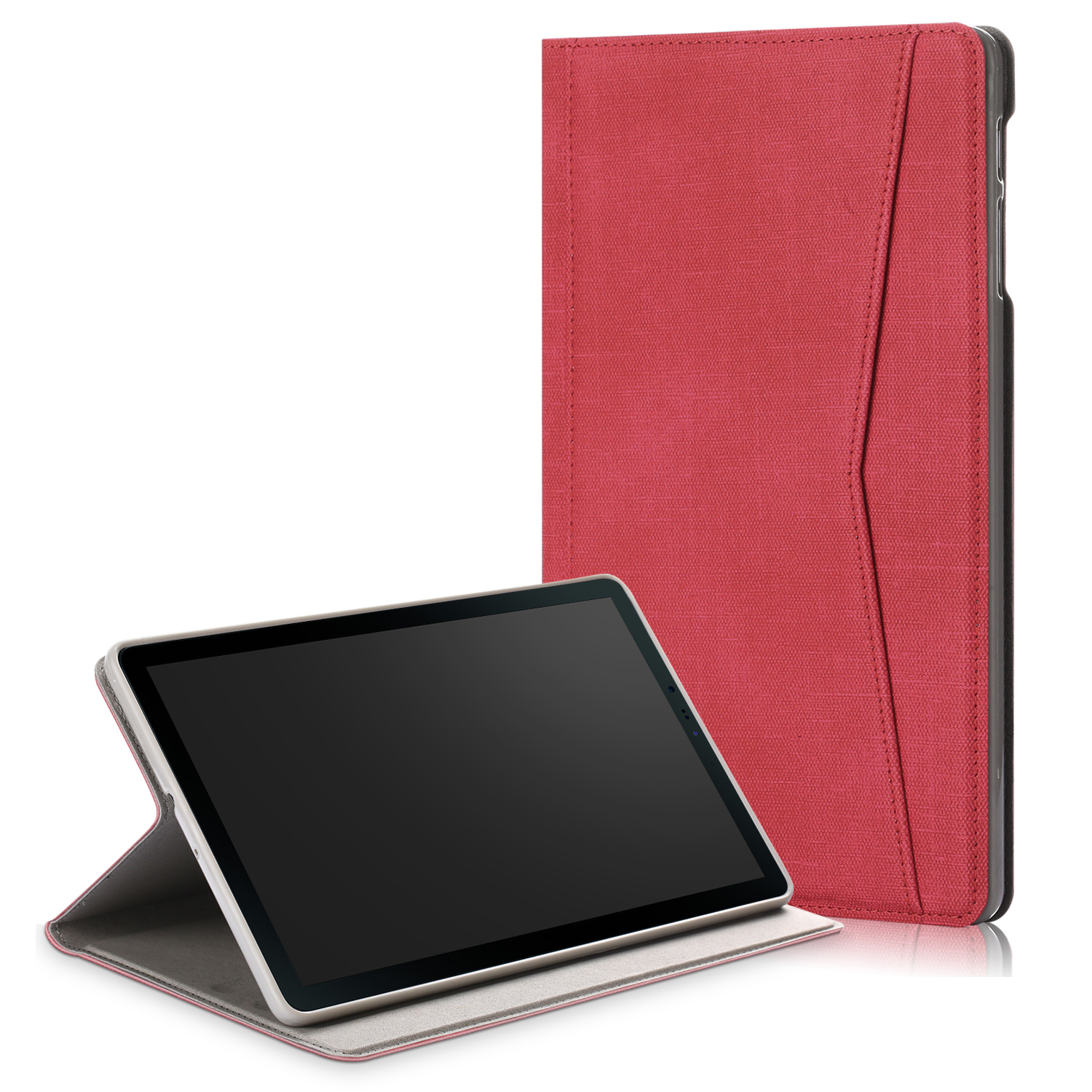 

Business Style PU Leather + TPU Tablet Case for Samsung Galaxy Tab A 10.1 (2019) T510 T515 - Red, Galaxy Tab A 10.1 (2019)