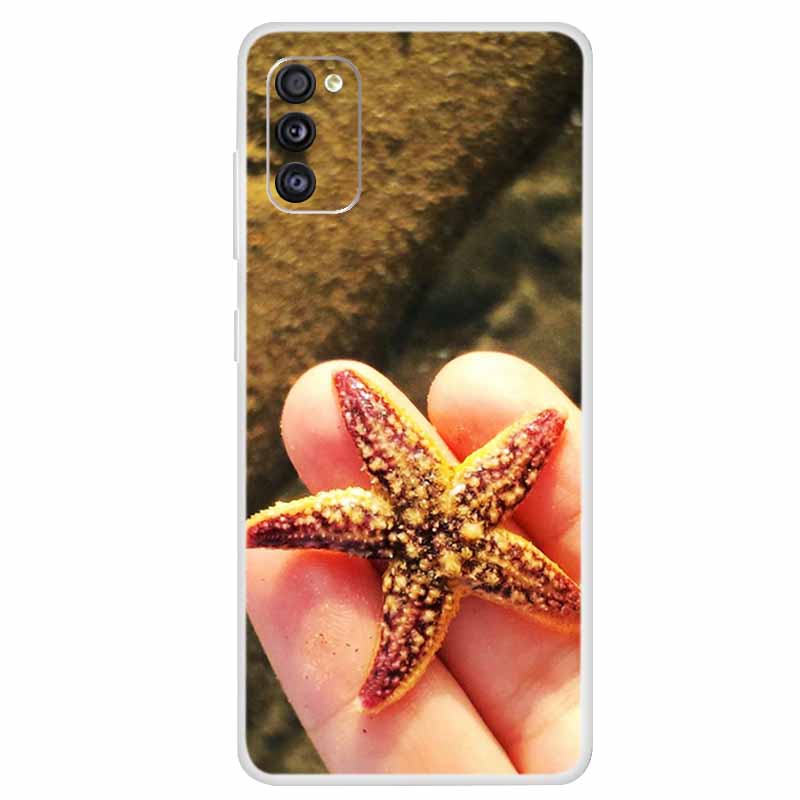 

Clear Pattern Printing Soft TPU Back Case for Samsung Galaxy A41 (Global Version) - Starfish, Galaxy A41 (Global Version)