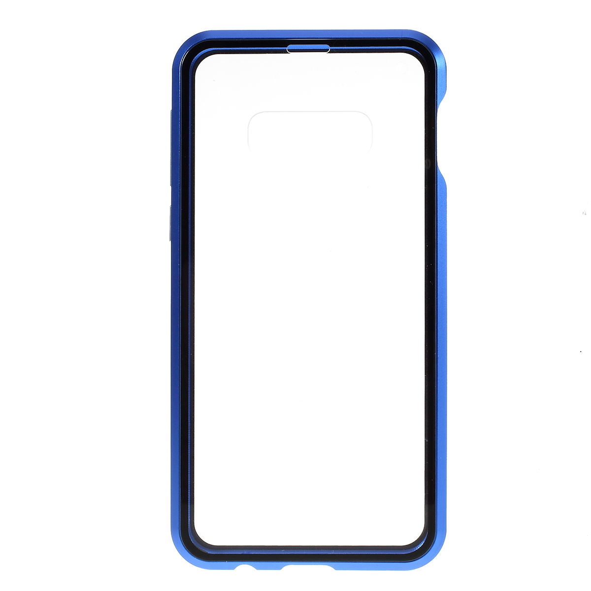 

Full Covering Magnetic Metal Frame + Tempered Glass Case for Samsung Galaxy S10e - Blue, Galaxy S10e
