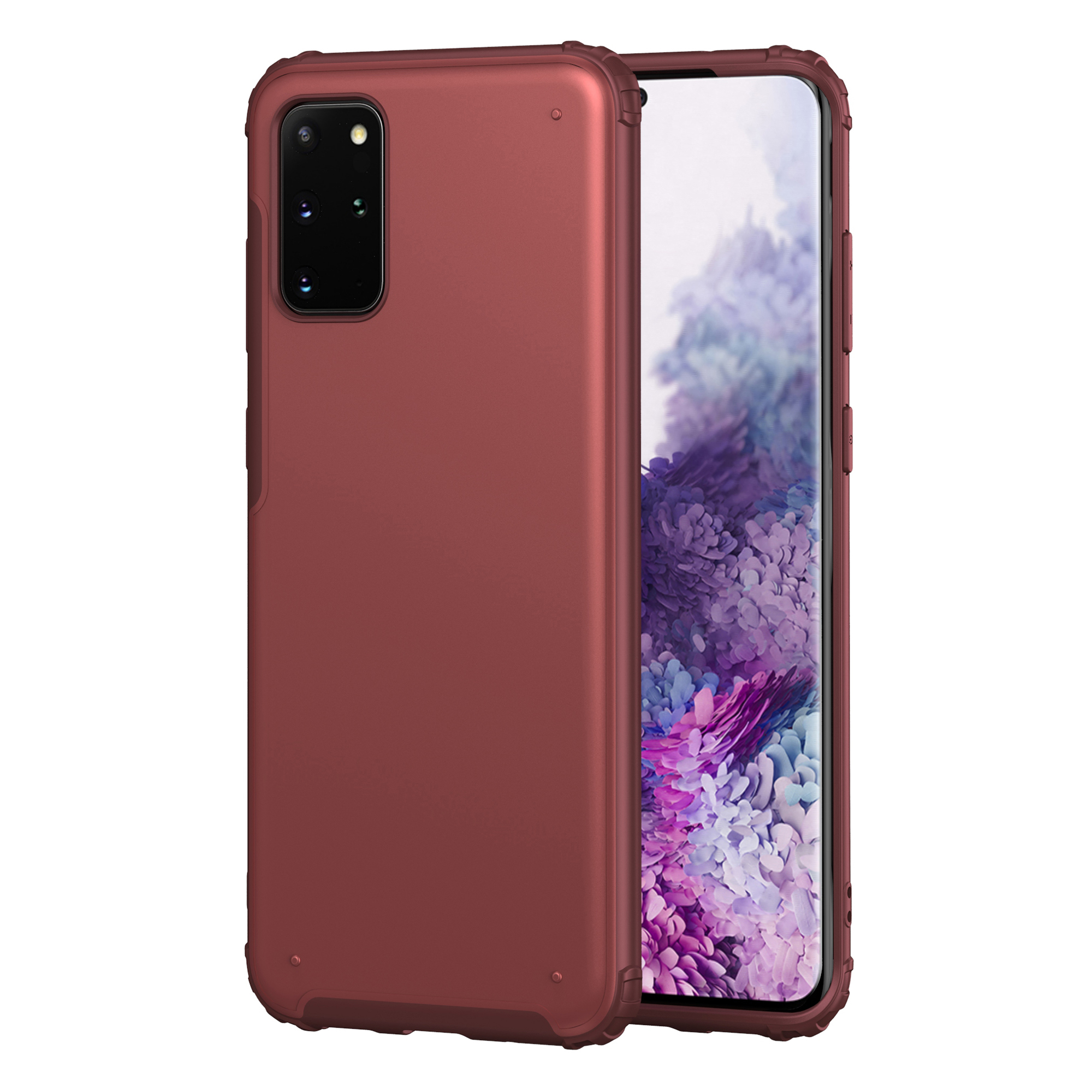 

Quality PC + TPU Phone Case Cover for Samsung Galaxy S20 Plus - Red, Galaxy S20 Plus