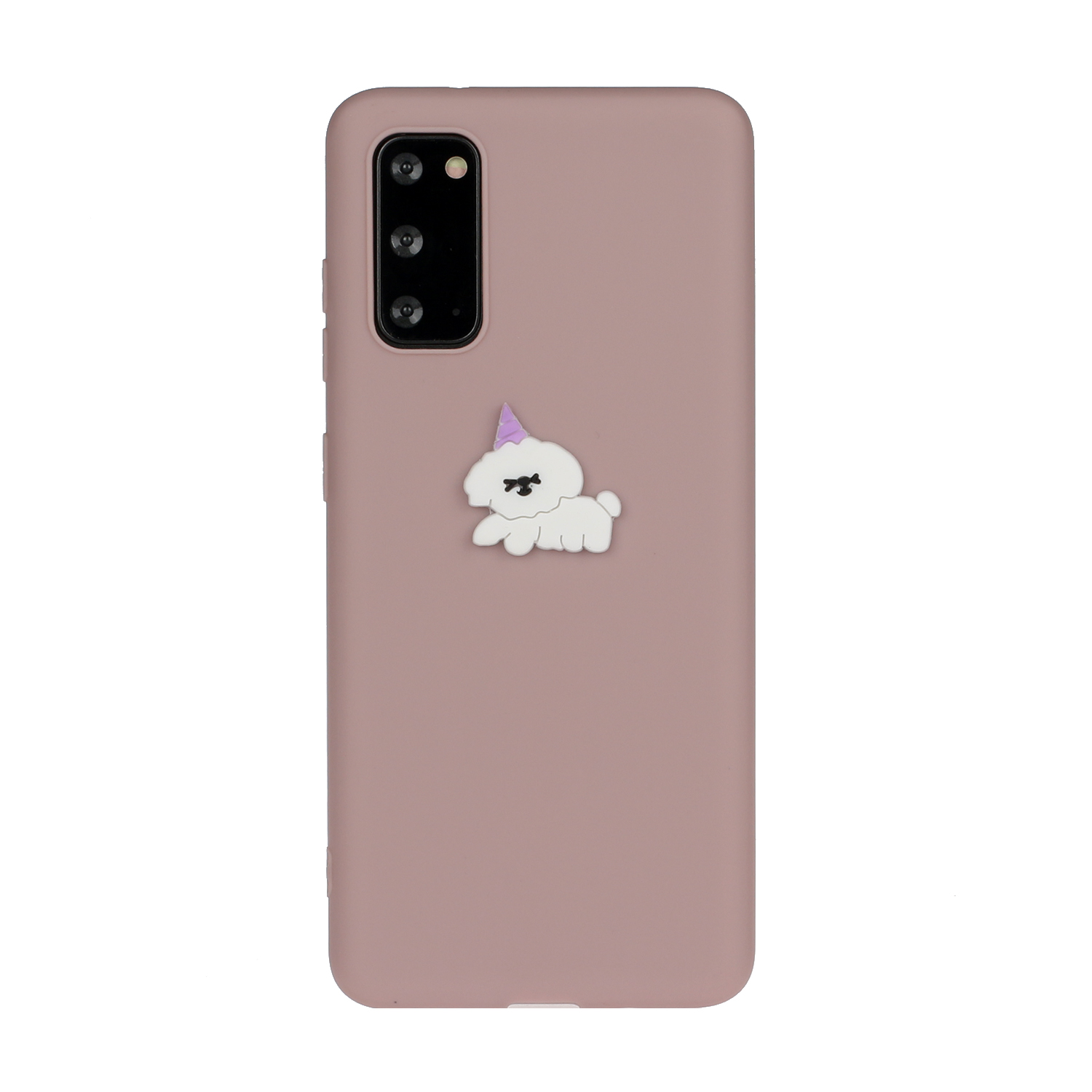 

Animal Logo Decor TPU Phone Case Cover for Samsung Galaxy S20 - Dog, Galaxy S20
