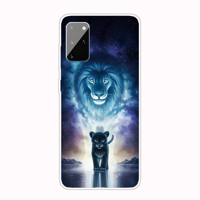 

Печать Patter Prenting Clear TPU Back Case Для Samsung Galaxy A41 (глобальная Версия) - Лев, Galaxy A41 (Global Version)