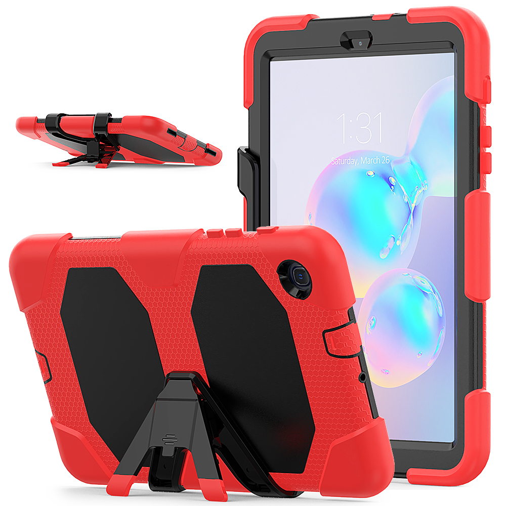 

Shockproof Silicone PC Tablet Shell for Samsung Galaxy Tab A 8.4 (2020) T307 - Red, Galaxy Tab A 8.4 (2020)