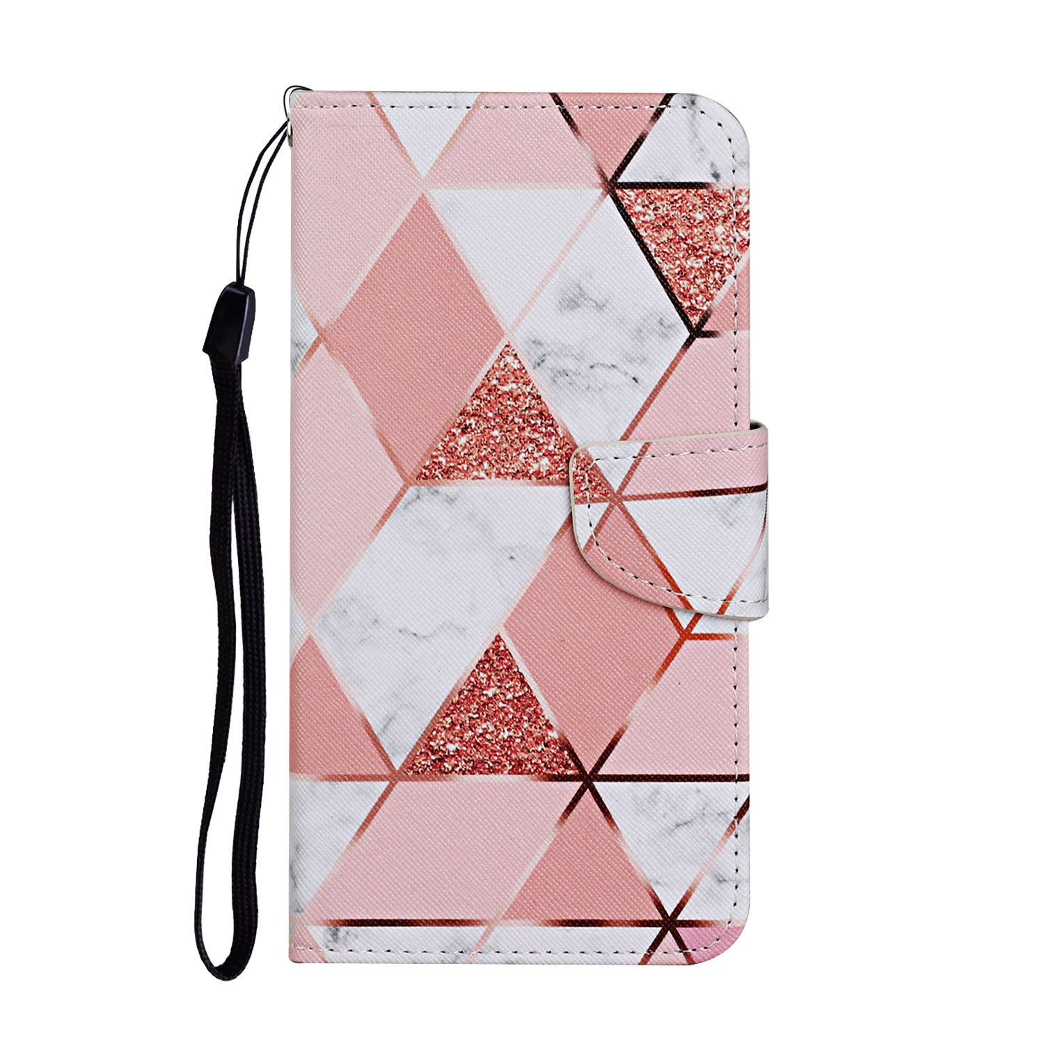 

Pattern Printing Flip Leather Cover Wallet Cell Phone Case for Samsung Galaxy A51 SM-A515 - Stone Grain, Galaxy A51 4G