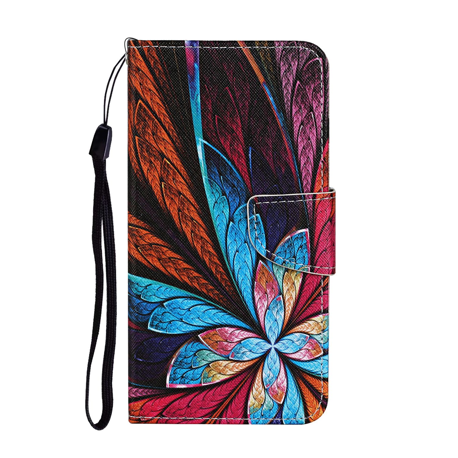 

Pattern Price Cover Flip Кожаный Кошелек Стенд Для Samsung Galaxy M11 - Прекрасный Цветок, Galaxy M11