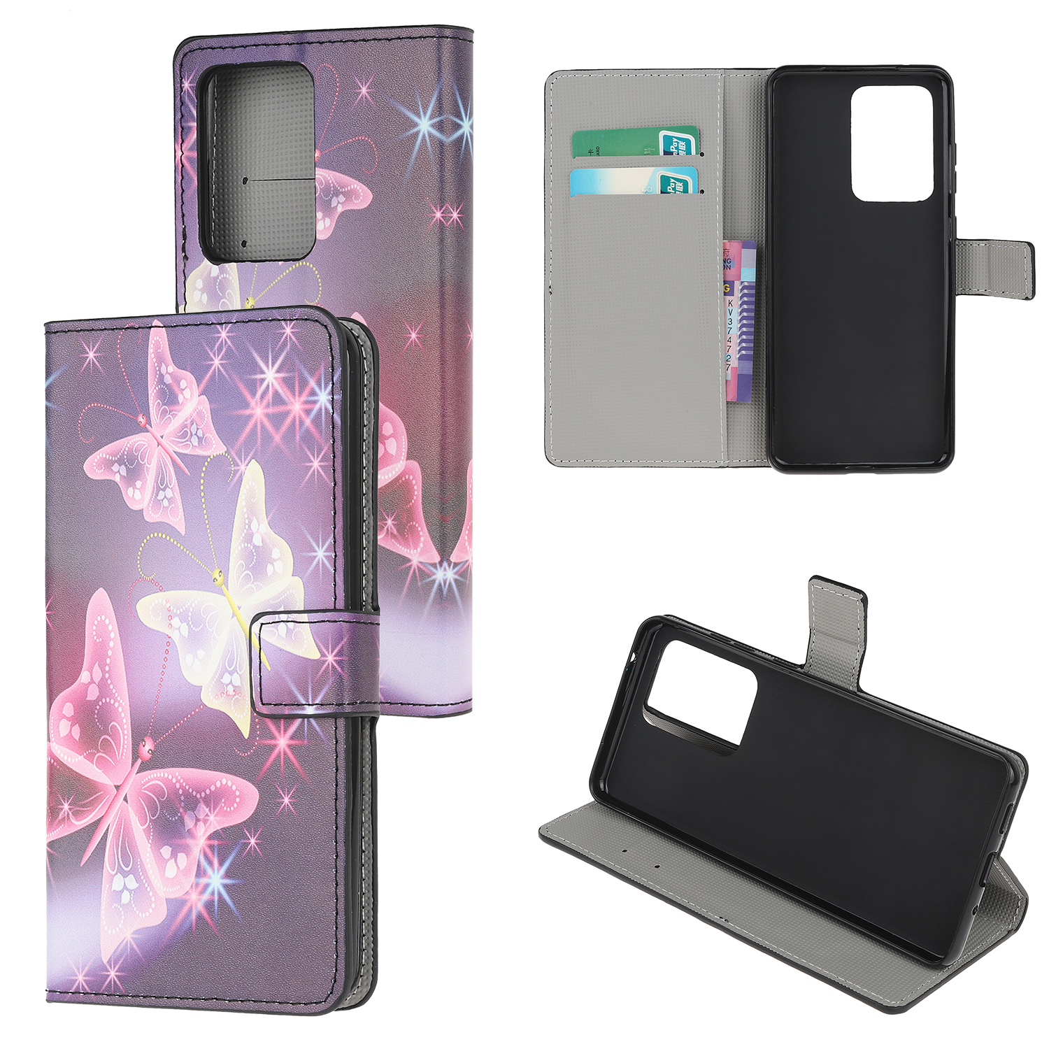 

Pattern Printing Wallet Leather Stand Case for Samsung Galaxy Note 20 Ultra / Note 20 Ultra 5G - Beautiful Butterfly, Galaxy Note20 Ultra 5G