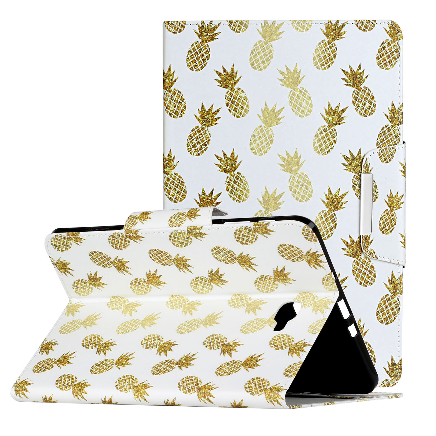 

Pattern Printing Flip Leather Wallet Tablet Shell for Samsung Galaxy Tab A 10.1 (2016) T580/T585 - Pineapple, Galaxy Tab A 10.1 (2016)