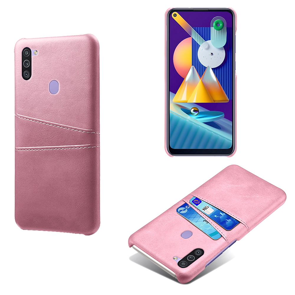 

KSQ Double Card Slots PU - Розовое Золото, Galaxy M11