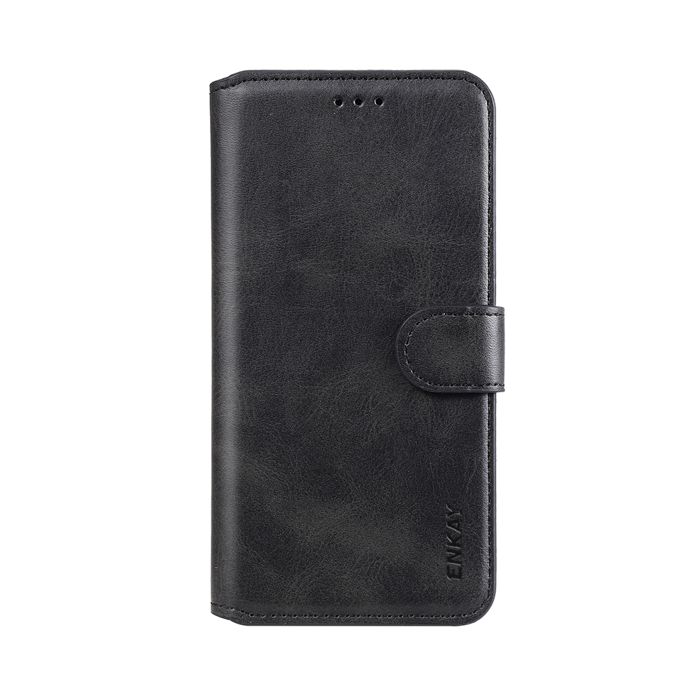

ENKAY ENK-PUC006 Wallet Stand Leather Flip Cover for Samsung Galaxy A31 - Black, Galaxy A31