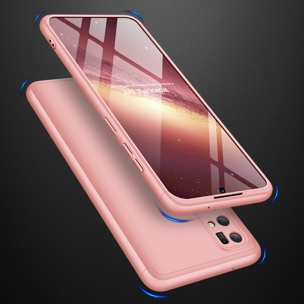 

GKK Съемный Матовый Компьютер с 3 Частями Для Samsung Galaxy S20 Plus - Розовое Золото, Galaxy S20 Plus 4G
