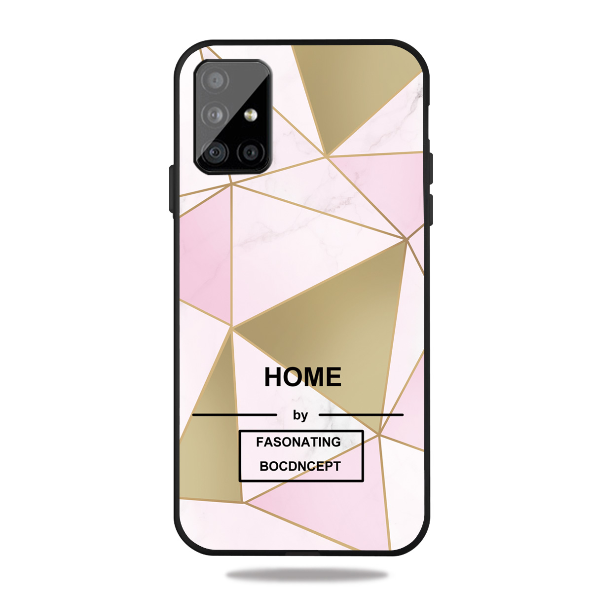 

Стильный Мраморный Шаблон Matte Black TPU Мобильный Чехол Для Samsung Galaxy A51 5G SM-A516 - Стиль А., Galaxy A51 5G