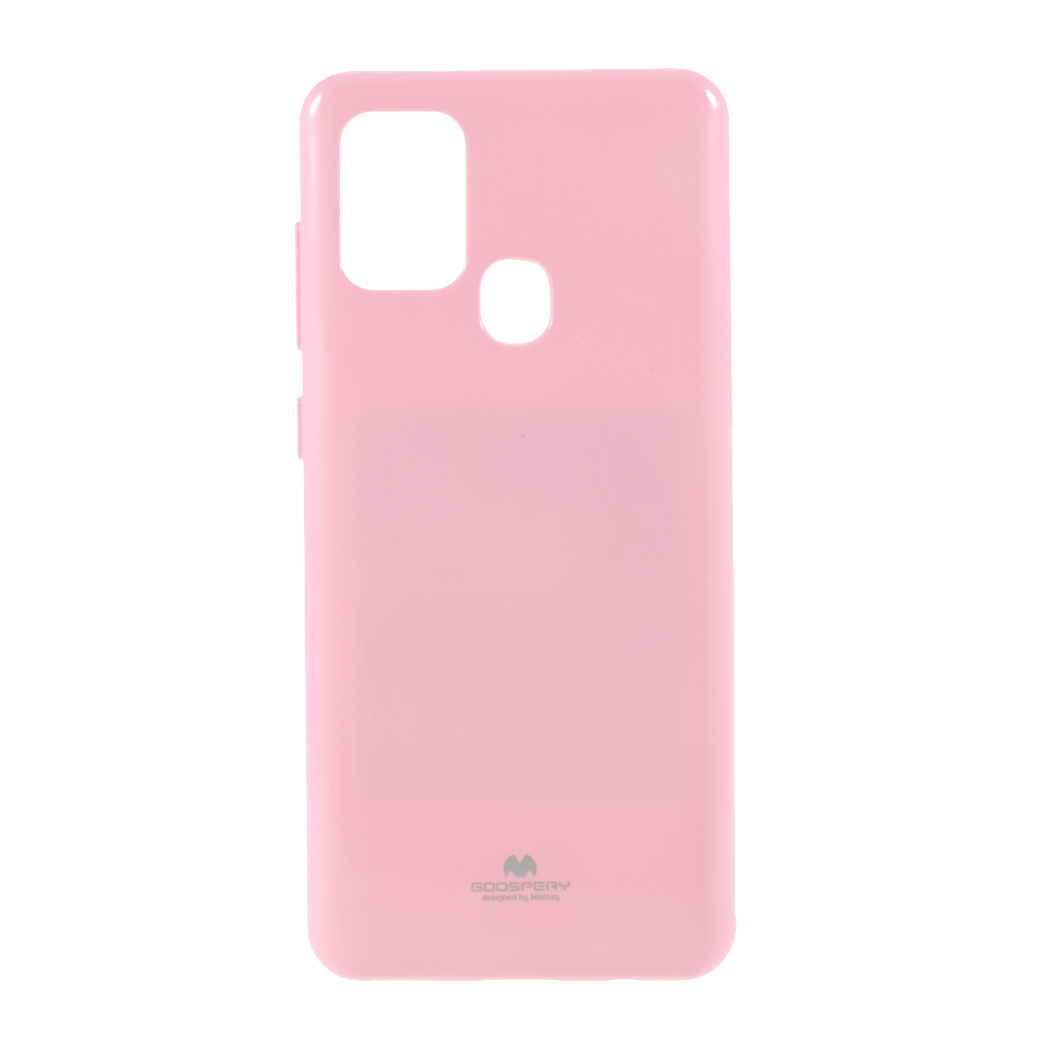 

MERCURY GOOSPERY Flash Powder TPU Back Case Protective Soft Cover for Samsung Galaxy A21s - Pink, Galaxy A21s