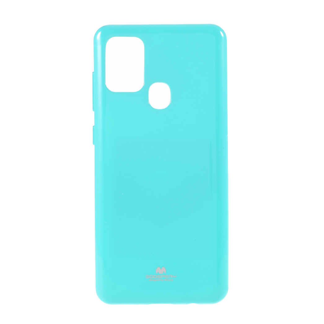 

MERCURY GOOSPERY Flash Powder TPU Back Case Protective Soft Cover for Samsung Galaxy A21s - Baby Blue, Galaxy A21s