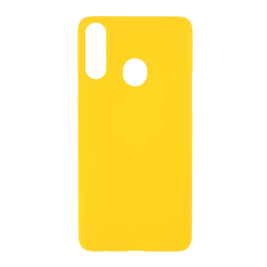 

Rubberized Hard PC Case Shell for Samsung Galaxy A20s - Yellow, Galaxy A20s