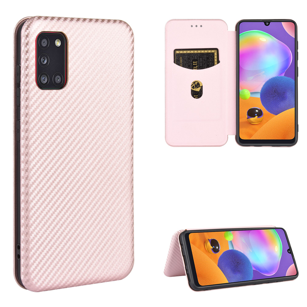 

Кожа с Углеродным Волокном. - Розовое Золото, Galaxy A31