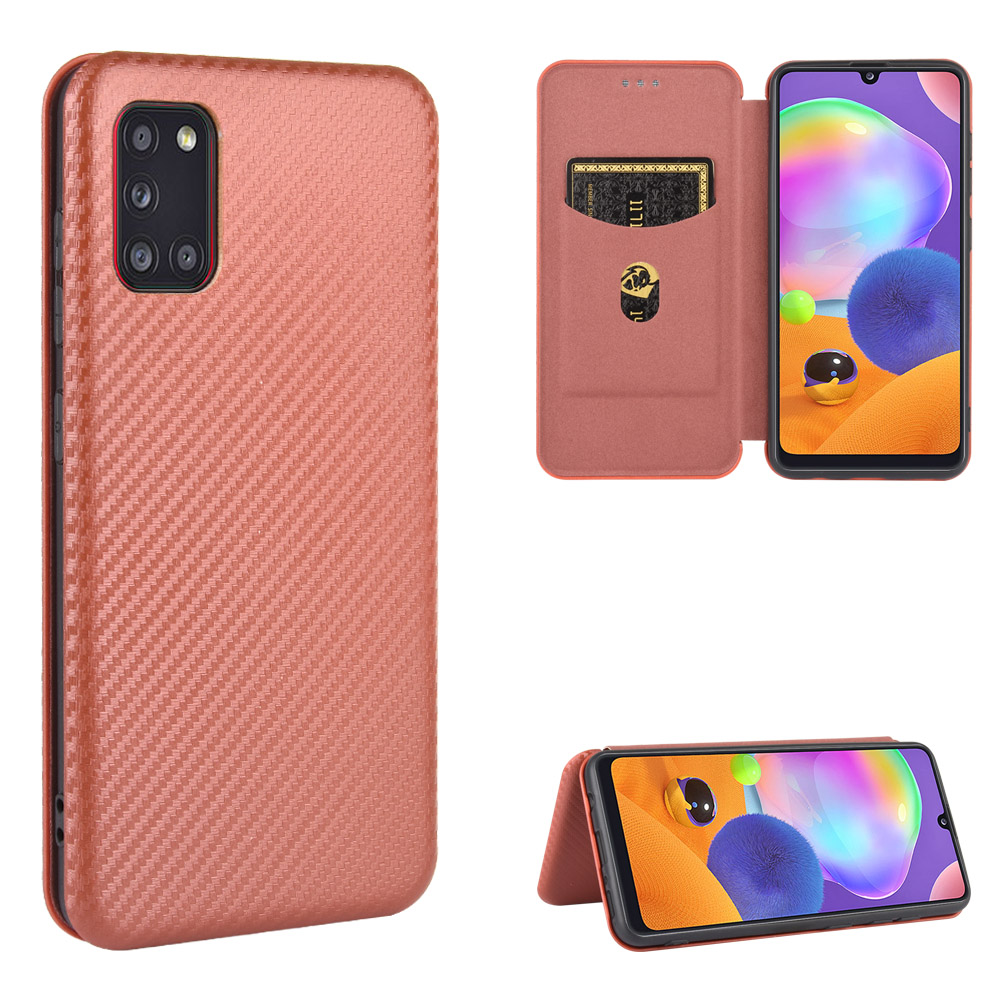 

Кожа с Углеродным Волокном. - Коричневый, Galaxy A31