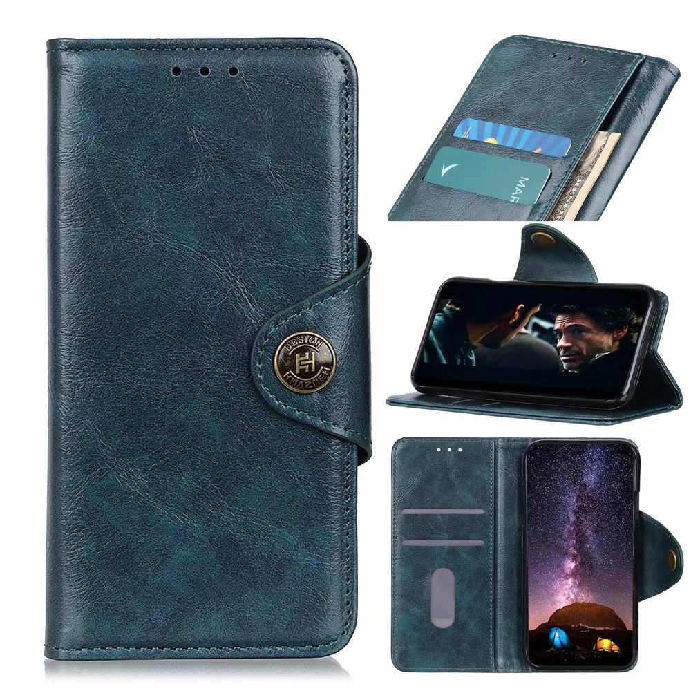 

Wallet Stand PU Leather Flip Cover for Samsung Galaxy A01 Core - Blue, Galaxy A01 Core