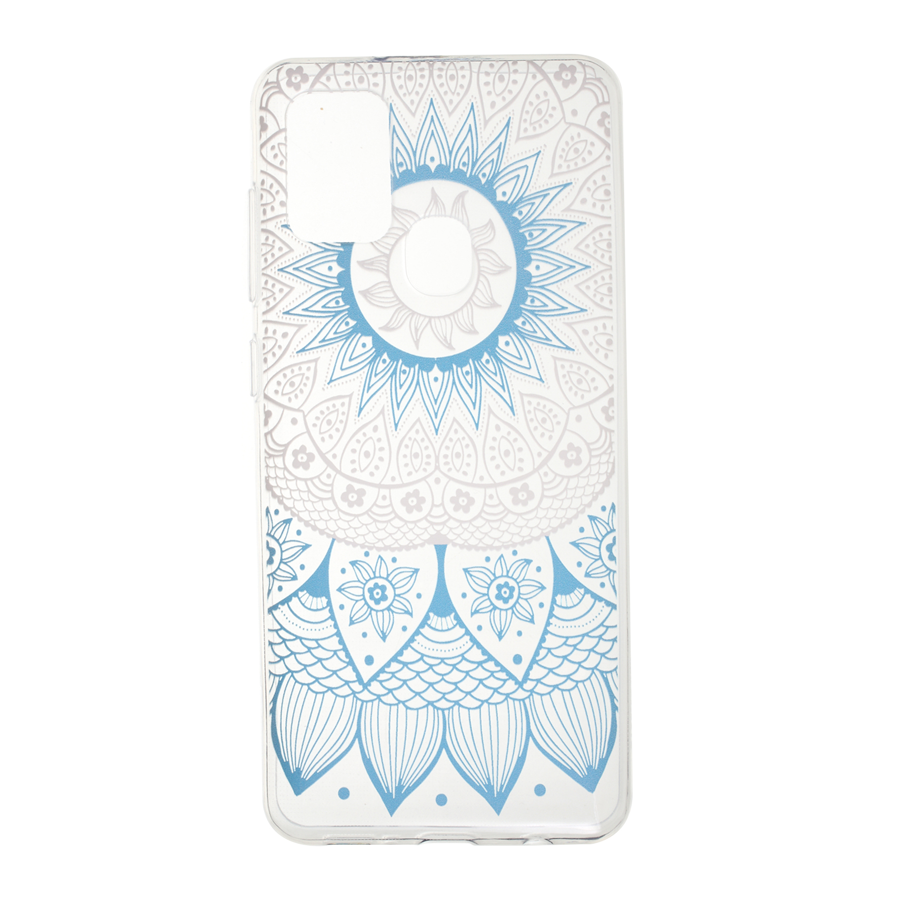 

Стиль Печати с Узором Clear TPU Chole Shell Для Samsung Galaxy A21s - Синий Рисунок, Galaxy A21s