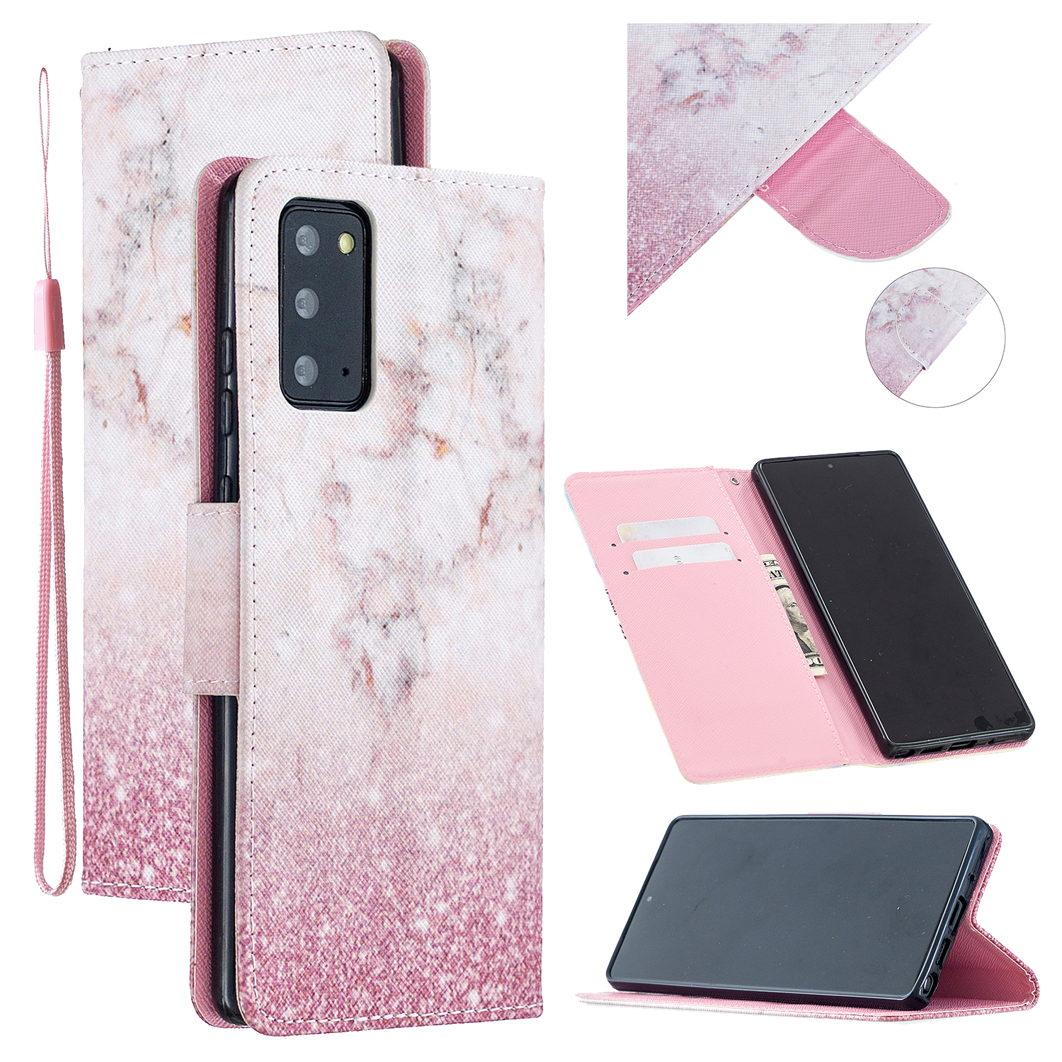

Pattern Printing Leather Wallet Case for Samsung Galaxy Note 20/Note 20 5G - Colorized Pattern, Galaxy Note 20