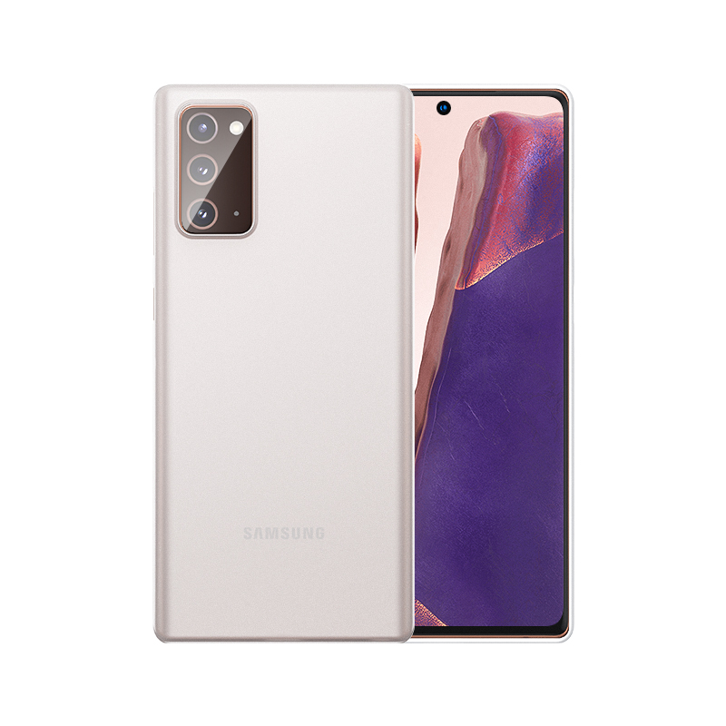 

BENKS 0.4mm Ultra-thin Frosted PP Cover for Samsung Galaxy Note 20/Note 20 5G - White, Galaxy Note 20