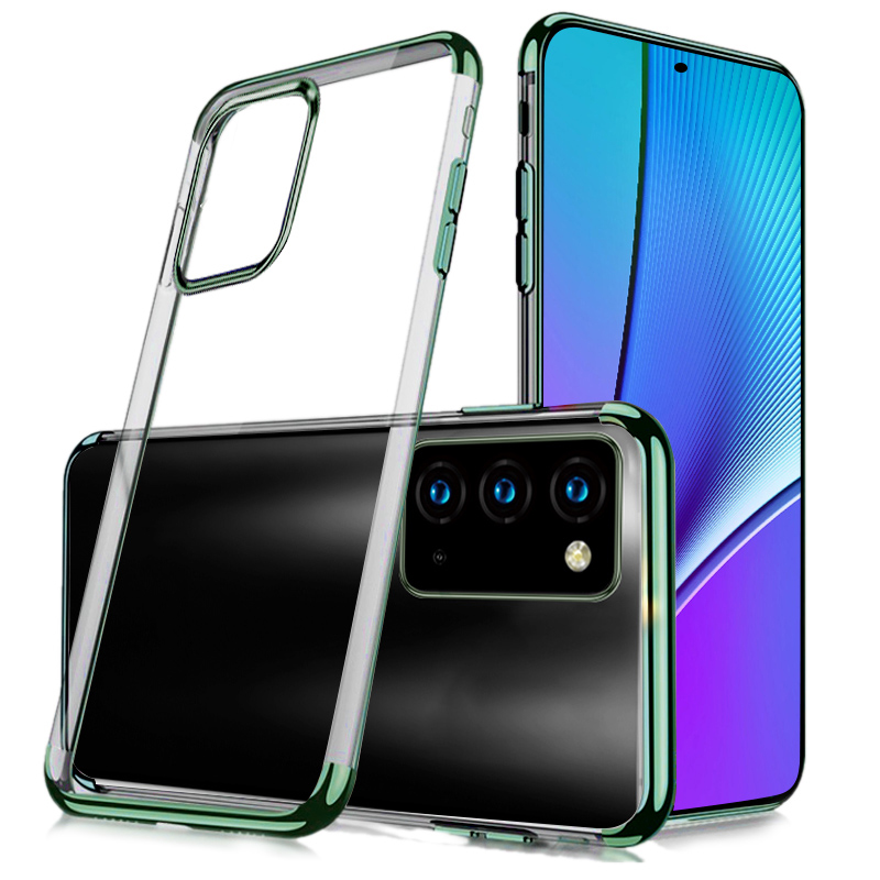 

Sulada Plating Frame Clean Back TPU Чехол Для Samsung Galaxy Примечание 20 / Примечание 20 5G - Зеленый, Galaxy Note 20