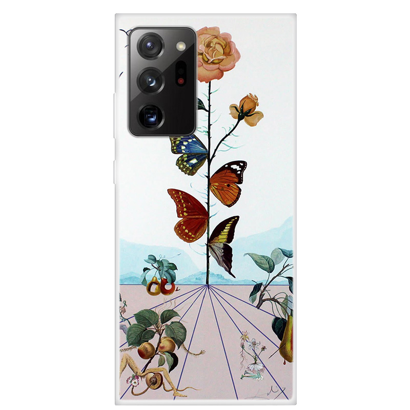 

Шаблон Печати Мягкий TPU Задний Чехол Мягкое Покрытие Для Samsung Galaxy Note20 Ultra 5G / Galaxy Note20 Ультра - Бабочка, Galaxy Note20 Ultra 5G