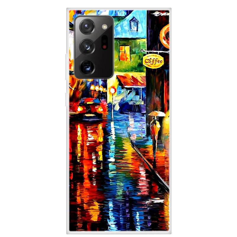 

Шаблон Печати Мягкий TPU Задний Чехол Мягкое Покрытие Для Samsung Galaxy Note20 Ultra 5G / Galaxy Note20 Ультра - Улица, Galaxy Note20 Ultra 5G