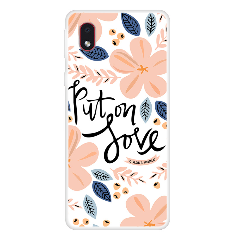 

Образец Печати TPU Back Case Для Samsung Galaxy A01 Core - Цветочный Рисунок, Galaxy A01 Core