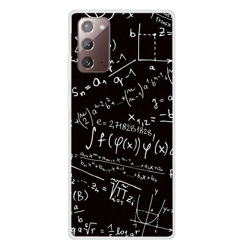 

Printing Soft Case TPU Shell for Samsung Galaxy Note 20/Note 20 5G - Math, Galaxy Note 20