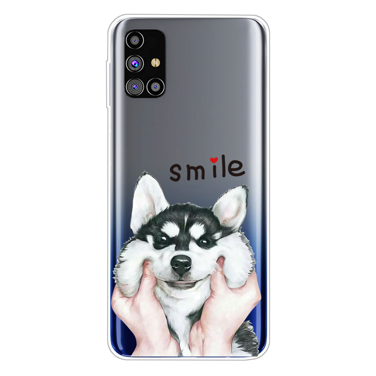 

Pattern Print TPU Shell Case Для Samsung Galaxy M31s - Собака, Galaxy M31s