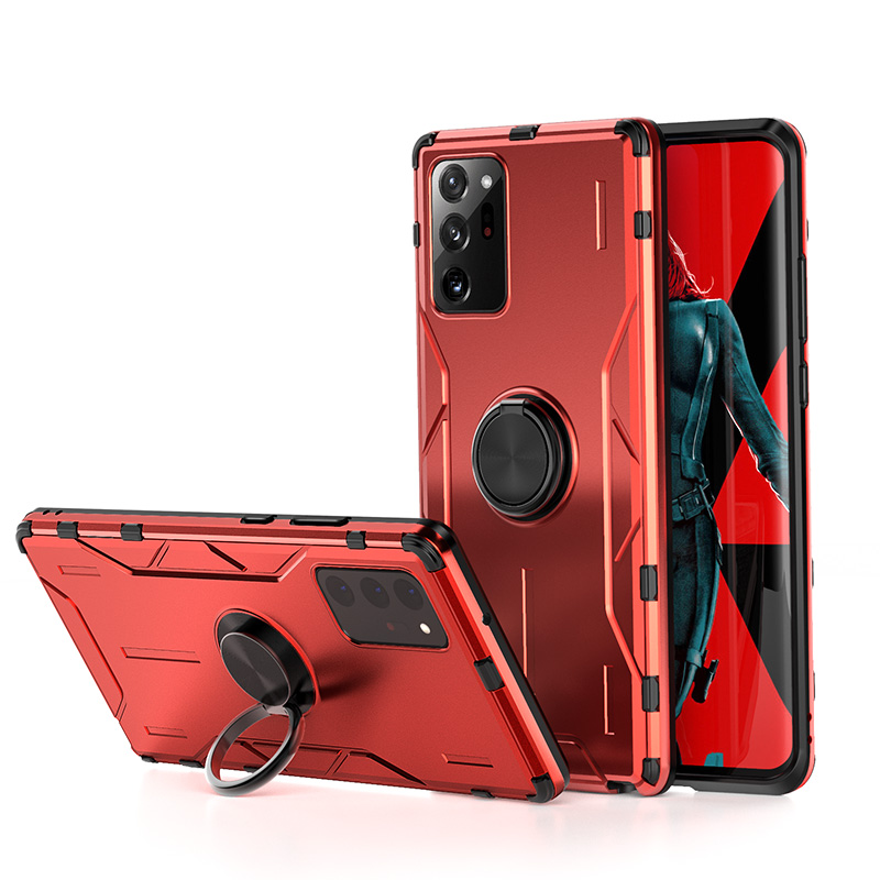 

Cibstand Dropoted Metal Силиконовый Гибридный Чехол Для Samsung Galaxy Note20 Ultra / Note20 Ультра 5 Г - Красный, Galaxy Note20 Ultra