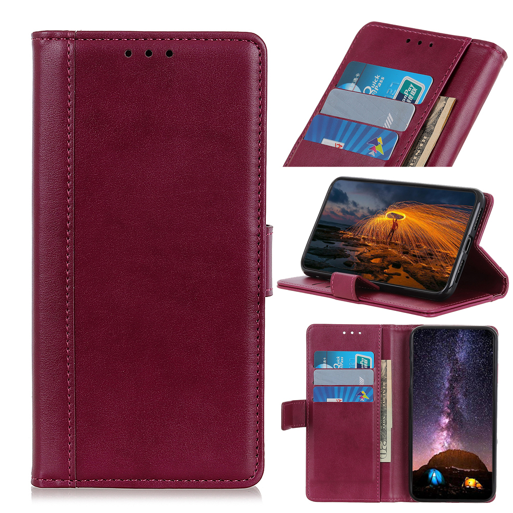 

Кожаный Кожаный Футляр Для Кожи Для Samsung Galaxy S20 Fan Edition - Красный, Other Samsung Models