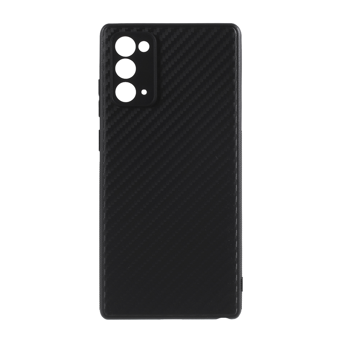 

Углеродное Волокно Кожу TPU Стильная Оболочка Для Samsung Galaxy Note 20 / ПРИМЕЧАНИЕ 20 5G, Galaxy Note 20