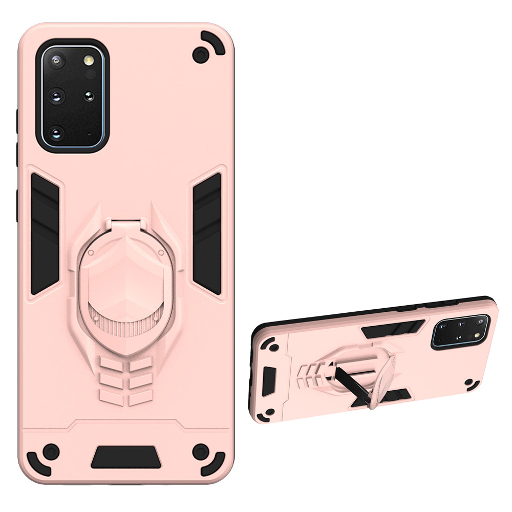 

Armor Guard Detachable 2-in-1 Kickstand TPU+PC Hybrid Phone Cover for Samsung Galaxy S20 Plus / S20 Plus 5G - Rose Gold, Galaxy S20 Plus 5G