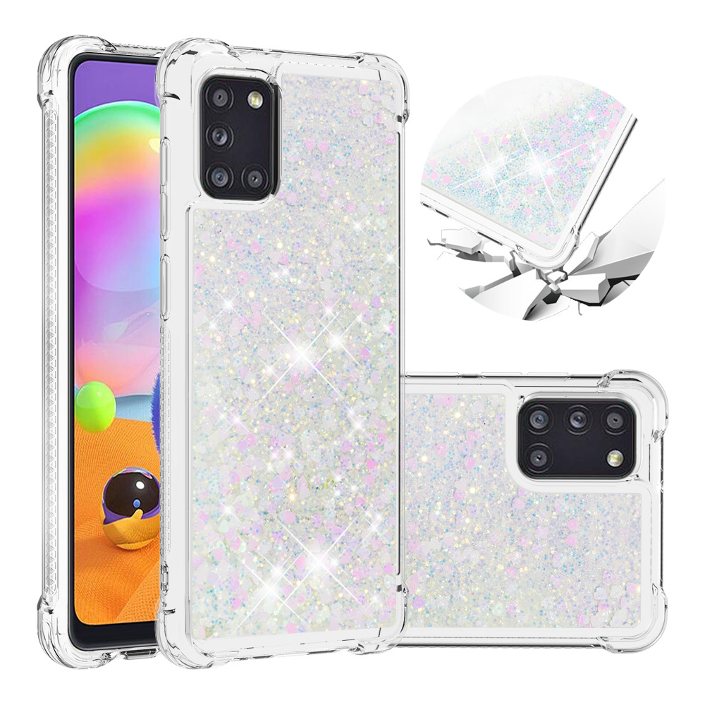 

Dynamic Quicksand TPU Cell Phone Cover for Samsung Galaxy A31 - White, Galaxy A31