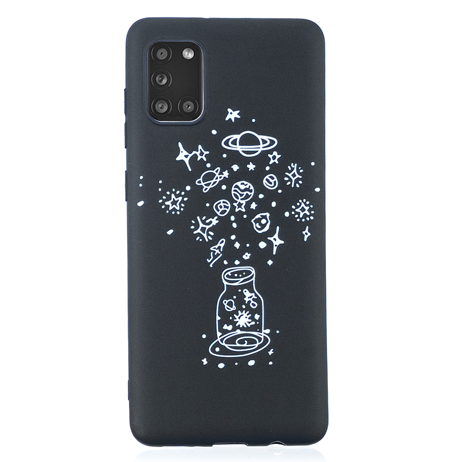 

Шаблон Печати Matte TPU Чехол Для Samsung Galaxy A31 - Звезда И Планета, Galaxy A31