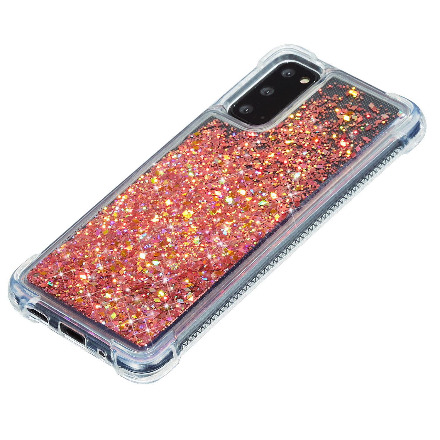 

Glitter Powder Quicksand TPU Shell for Samsung Galaxy Note20 Ultra/Note20 Ultra 5G - Red, Galaxy Note20 Ultra
