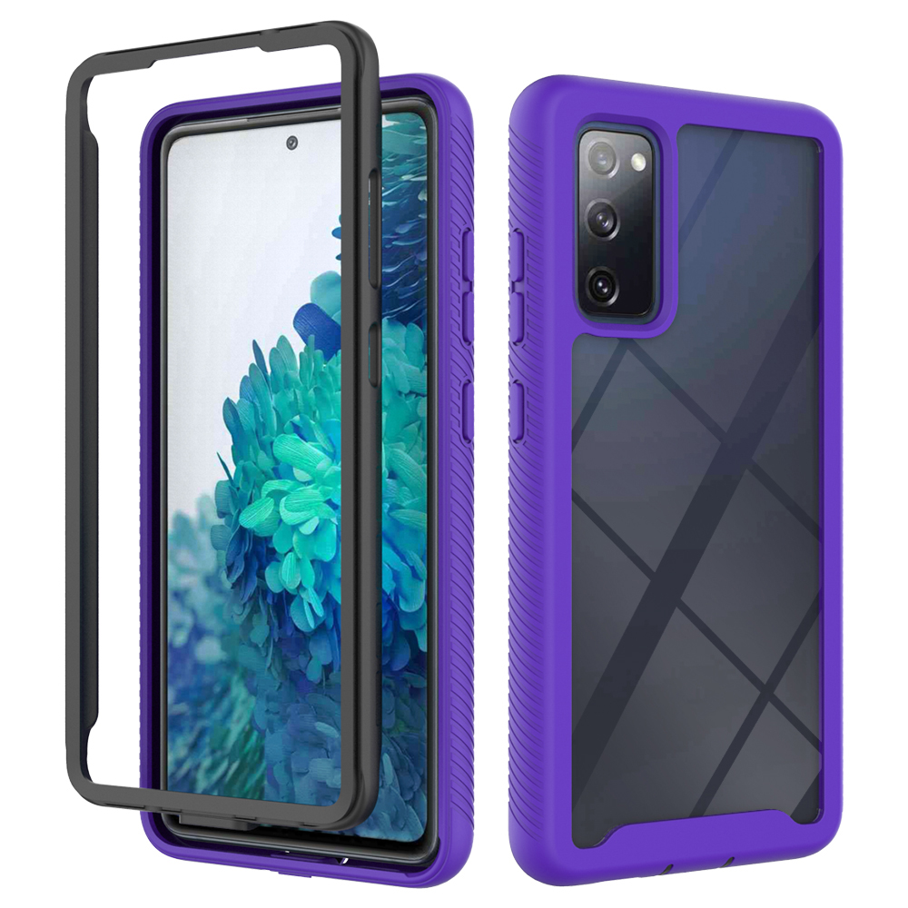 

PC + TPU Case for Samsung Galaxy S20 FE/S20 Fan Edition/S20 FE 5G/S20 Fan Edition 5G Shockproof Cover - Purple, Galaxy S20 FE