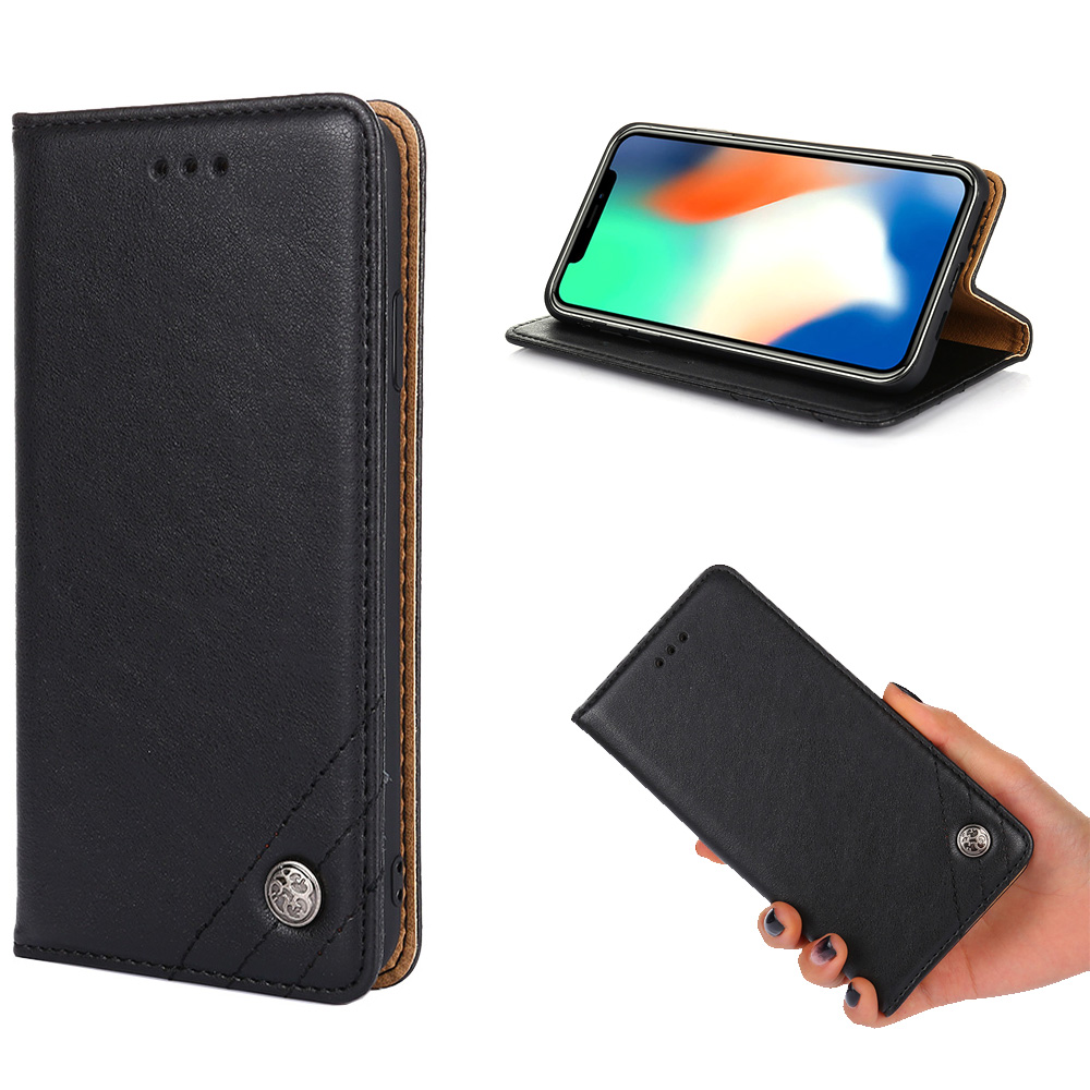 

Non-Magnetic Leather Phone Case for Samsung Galaxy S20 - Black, Galaxy S20