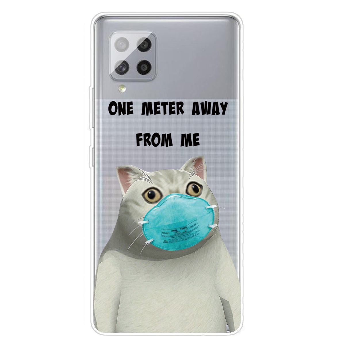 

Узорная Печать Прозрачный TPU Мягкий Телефон Для Samsung Galaxy A42 5G - Один Метр От Меня, Galaxy A42 5G
