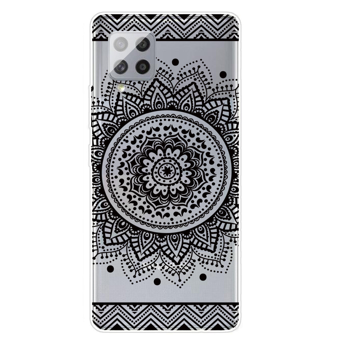 

Pattern Printing Clear TPU Soft Phone Cover for Samsung Galaxy A42 5G - Mandala Flower, Galaxy A42 5G