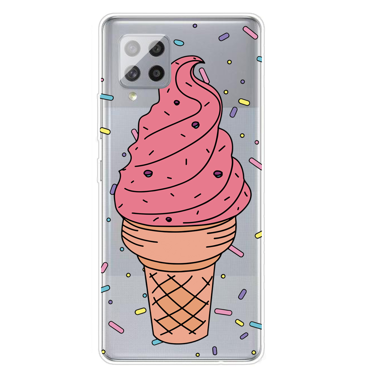 

Pattern Printing TPU Protective Back Case for Samsung Galaxy A42 5G - Ice Cream, Galaxy A42 5G