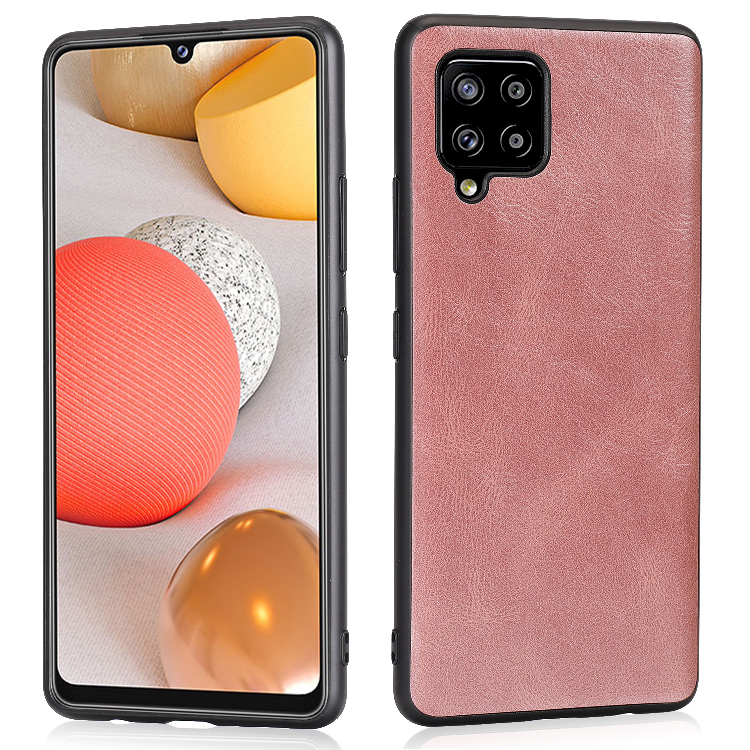 

Crazy Horse Texture PU Leather Coated TPU Case for Samsung Galaxy A42 5G Shell - Pink, Galaxy A42 5G