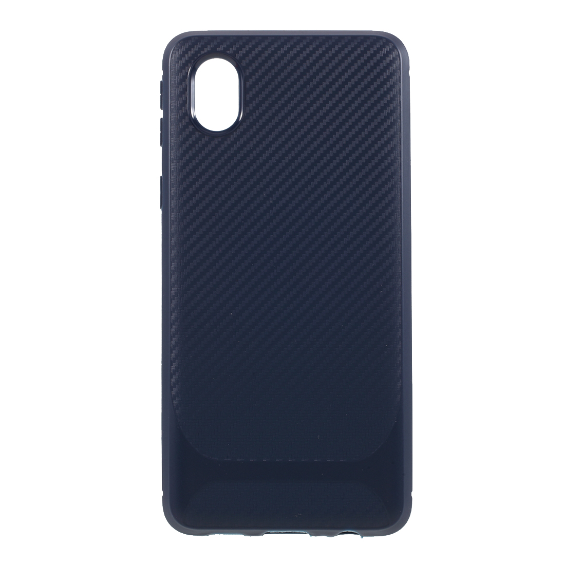 

Carbon Fiber Texture TPU Protective Phone Casing for Samsung Galaxy M01 Core / A01 Core - Blue, Galaxy M01 Core