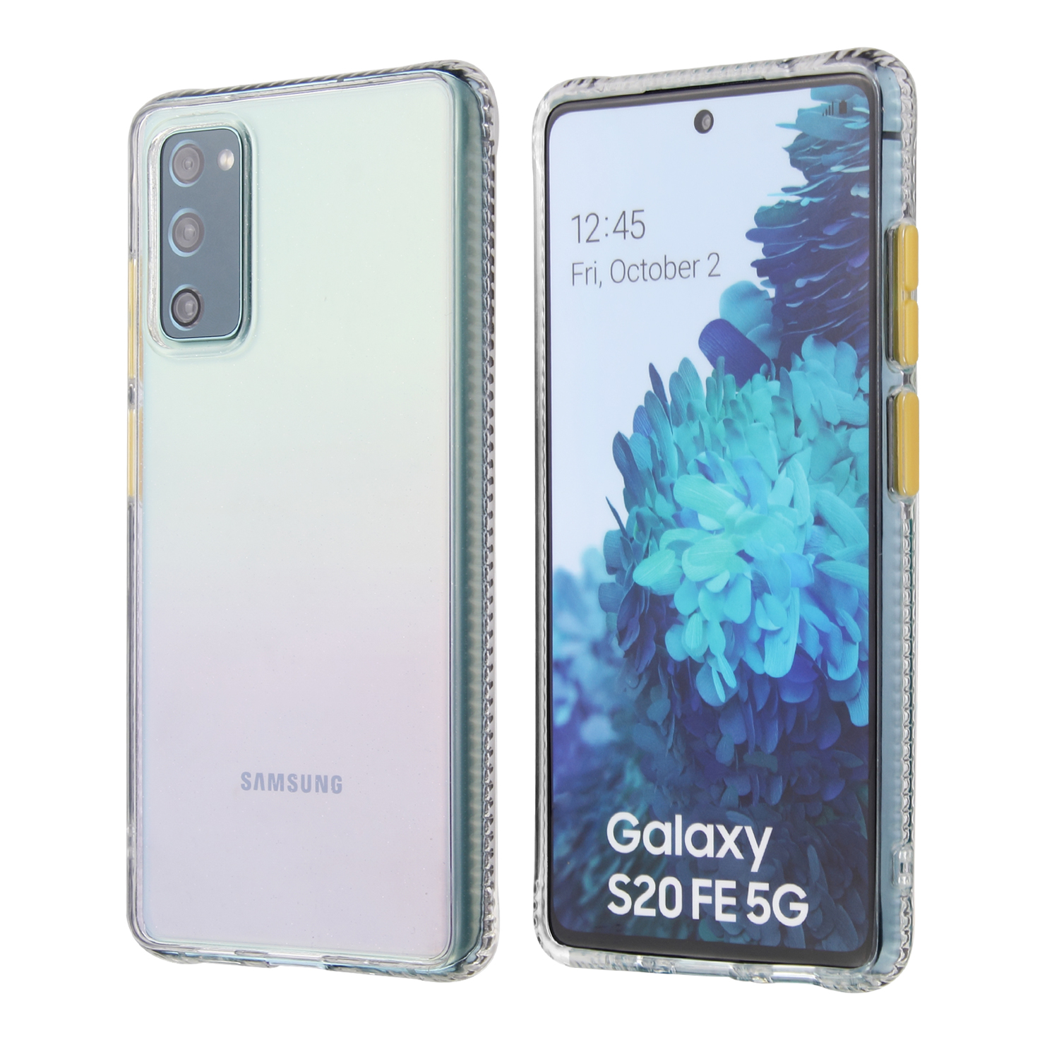 

Color Gradient TPU + Acrylic Phone Cover Shell for Samsung Galaxy S20 FE/S20 Fan Edition/S20 FE 5G/S20 Fan Edition 5G/S20 Lite - Light Purple, Galaxy S20 Lite
