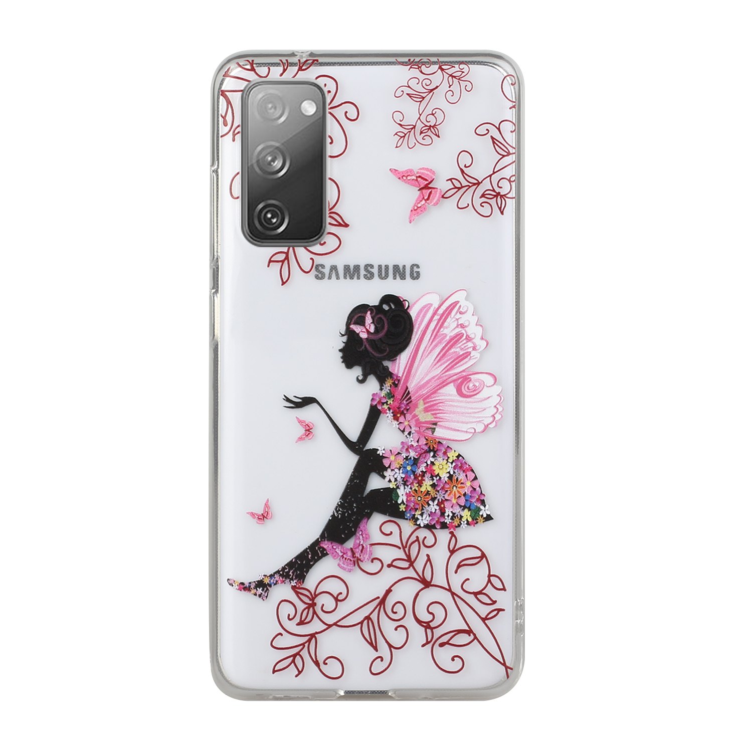 

New Style Patterned TPU Case for Samsung Galaxy S20 FE/S20 Fan Edition/S20 FE 5G/S20 Fan Edition 5G Cover - Flowered Beauty, Galaxy S20 FE